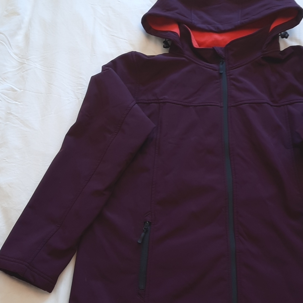 Softshell fleece lined jacket coat